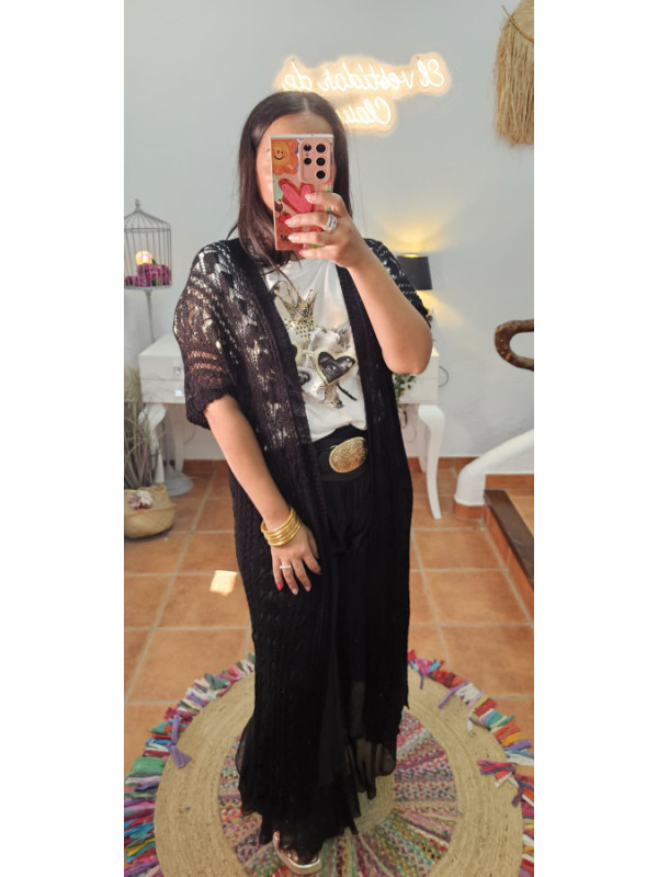 Chaqueta calados + Colores 