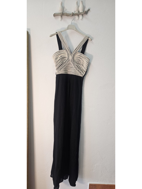 Vestido negro cuerdas + Colores 