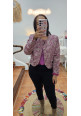 PROMO Chaqueta tweed lentes fucsia (ANTES 79,95)