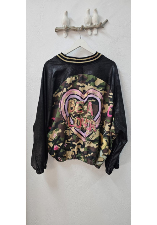 PROMO Bomber print corazón(ANTES 49,95€)