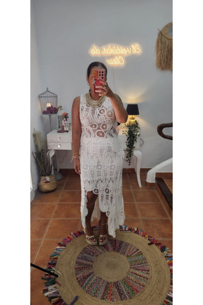 Conjunto calado falda 