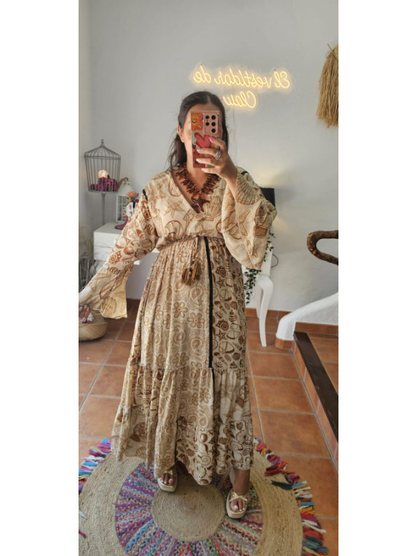 Vestido estampados marinos 