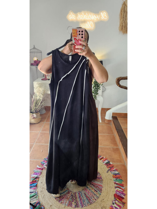 Vestido raya blanca + Colores 