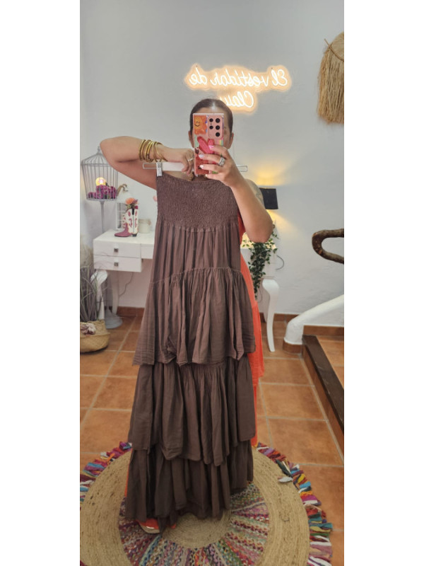 Vestido volantes capas + Colores 
