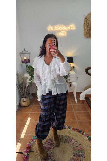 Blusa gasa volantes + Colores 