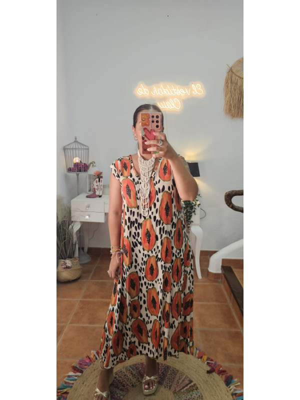 Vestido estampado + Colores 