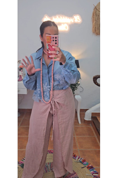 Pantalon lino lazada + Colores 