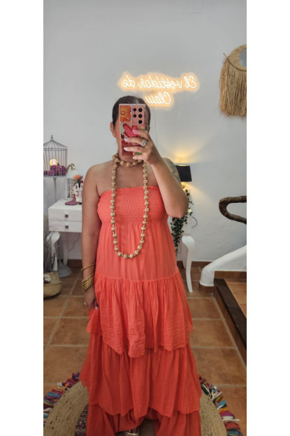 Vestido volantes capas + Colores 