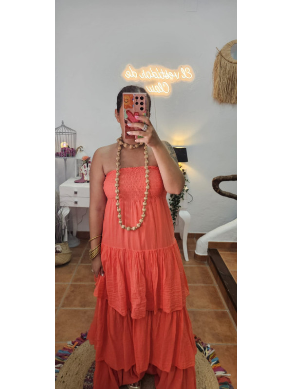 Vestido volantes capas + Colores 