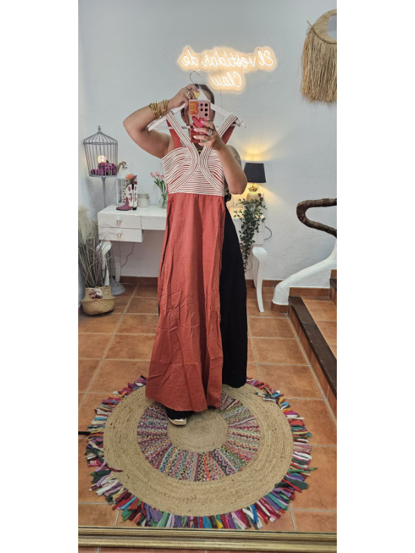 Vestido negro cuerdas + Colores 