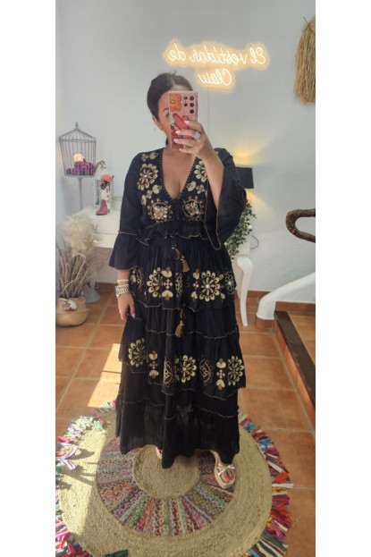 Conjunto bordado India  