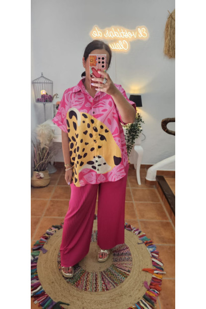 Pantalón plisado + Colores 