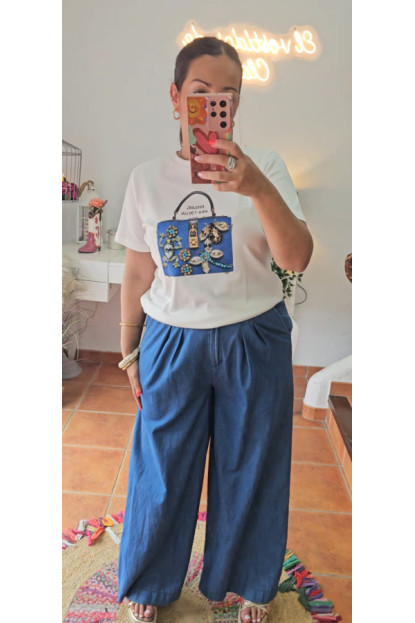 Camiseta bolso joyas 