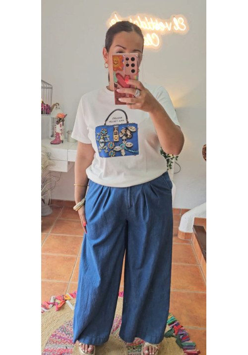 Camiseta bolso joyas 