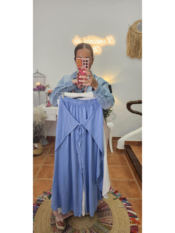 Pantalon lino lazada + Colores 
