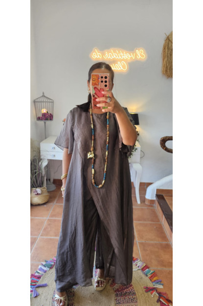 Conjunto cruzada marron AGOTADO 