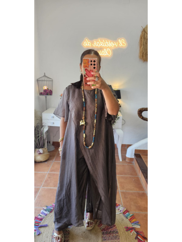 Conjunto cruzada marron AGOTADO 