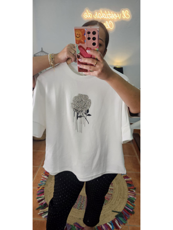 Camiseta rosa joyas + Colores 