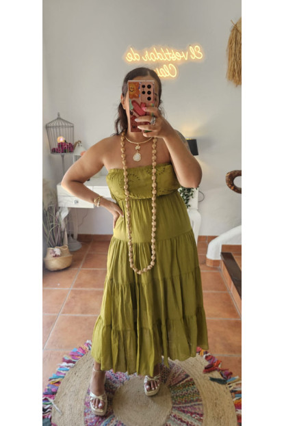 Vestido pistacho 