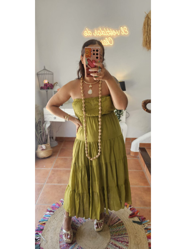 Vestido pistacho 