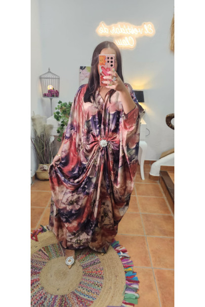 Vestido broche joya 