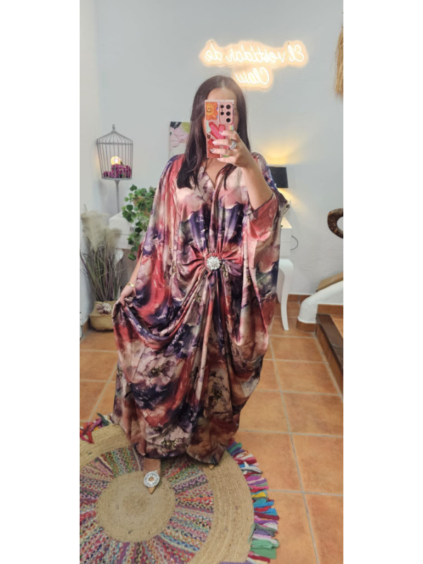 Vestido broche joya 