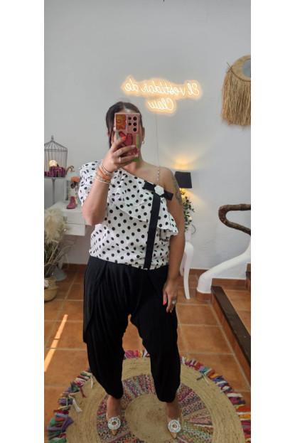 Blusa lunares joya 