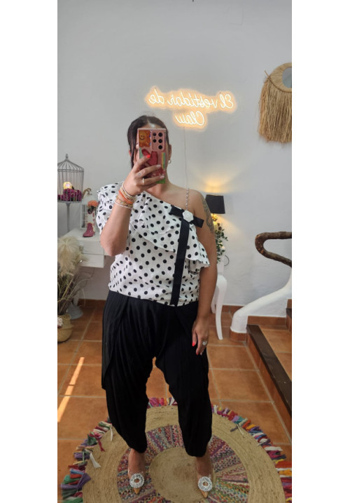 Blusa lunares joya 