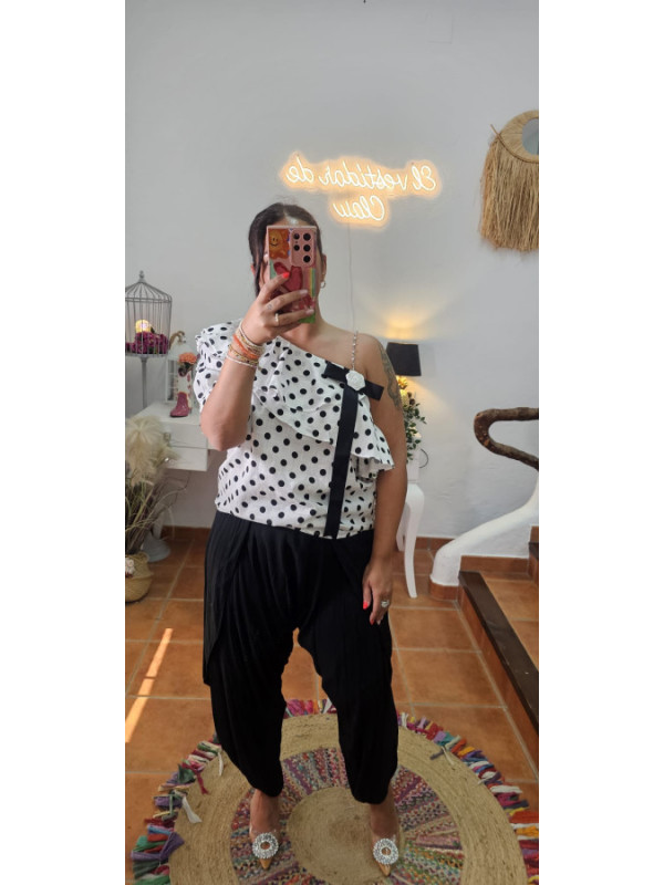 Blusa lunares joya 