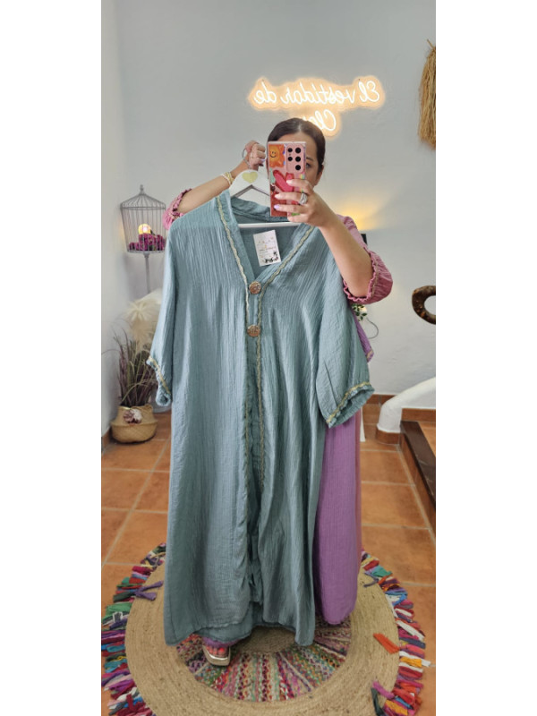 Kimono detalles Oro + Colores 