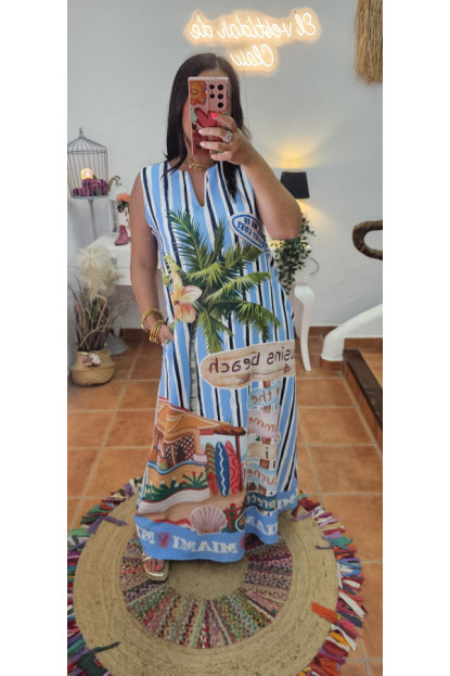 Vestido escote surf