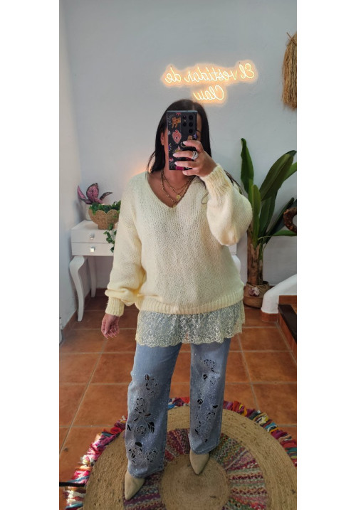 Jersey amarillo puntilla