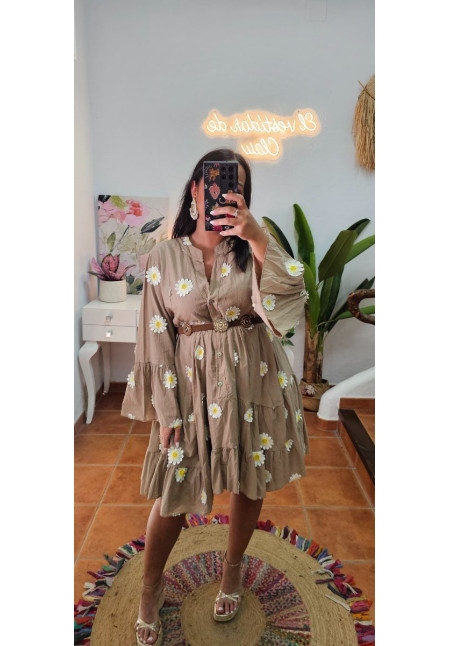 Vestido margaritas 