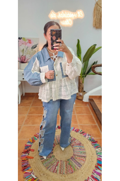 Jeans mariposas talla 38/40