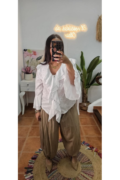 Blusa calada volantes  + Colores 