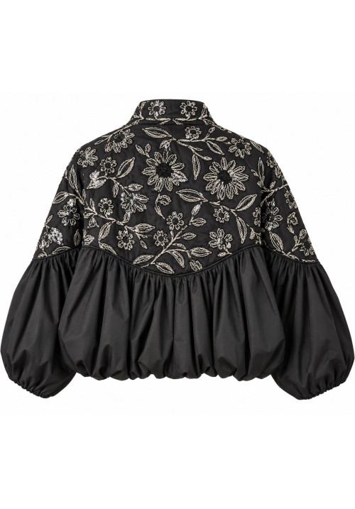  chaqueta globo bordado lentejuelas 