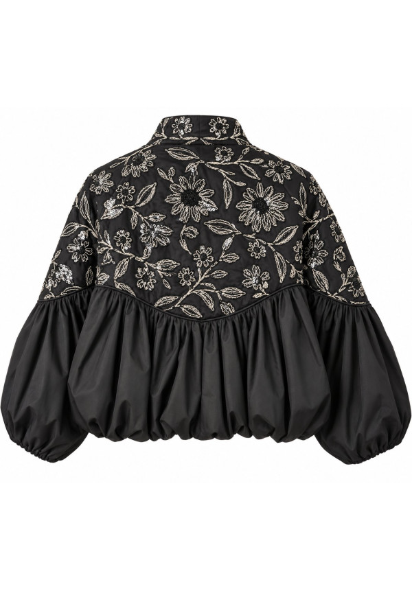  chaqueta globo bordado lentejuelas 