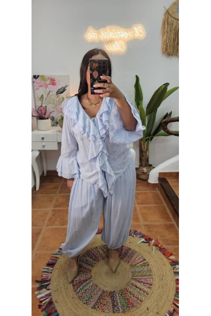 Pantalón fino bombacho  + Colores 