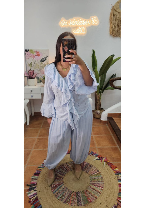 Pantalón fino bombacho  + Colores 