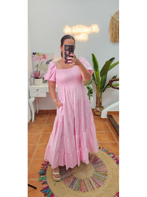 Vestido hombro + Colores 