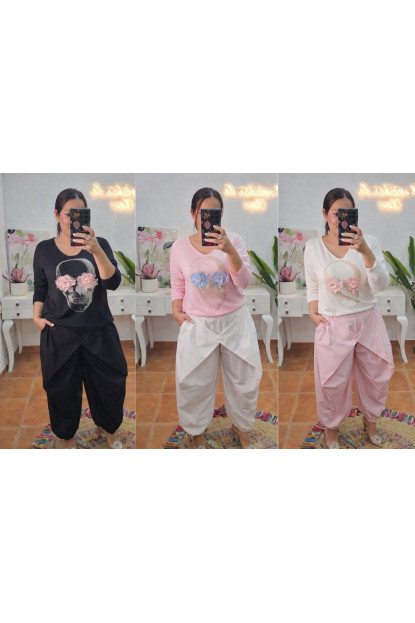 Pantalón  cruzado + Colores 