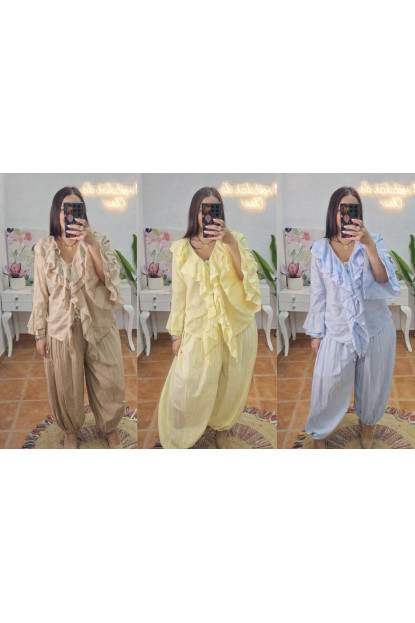 Pantalón fino bombacho  + Colores 