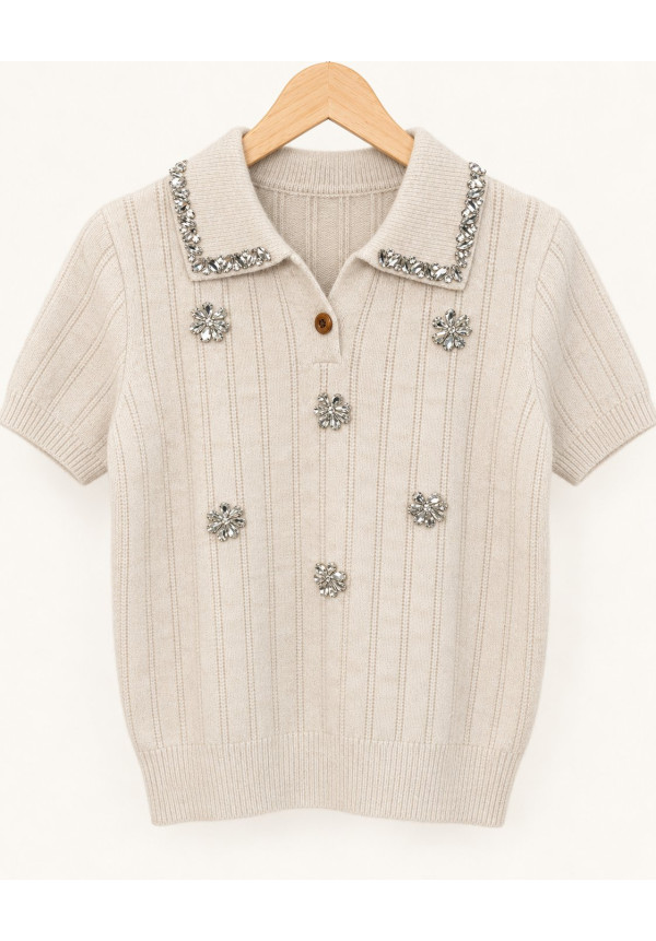 Jersey manga corta joyas 