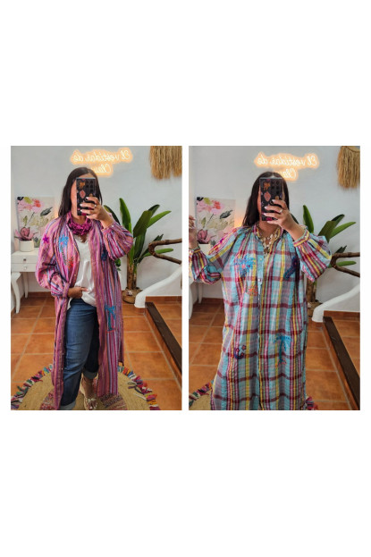 Túnica camisera bordada + Colores 