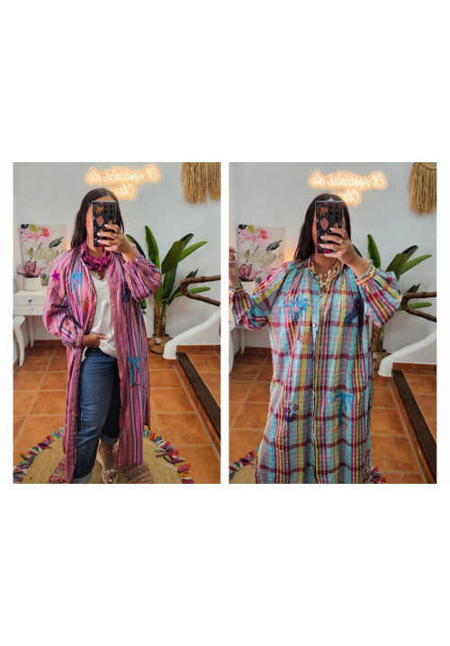 Túnica camisera bordada + Colores 