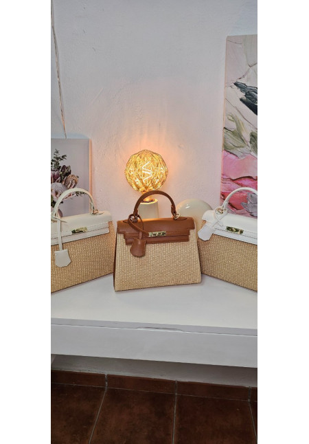 Bolso rafia H 