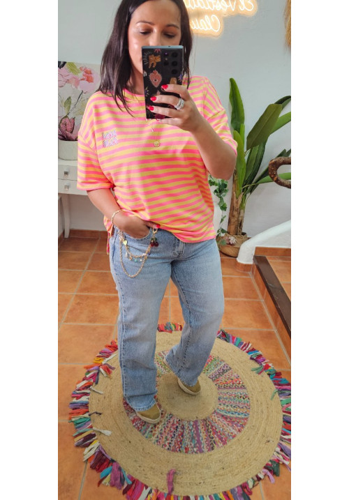 Jeans cadena charms 