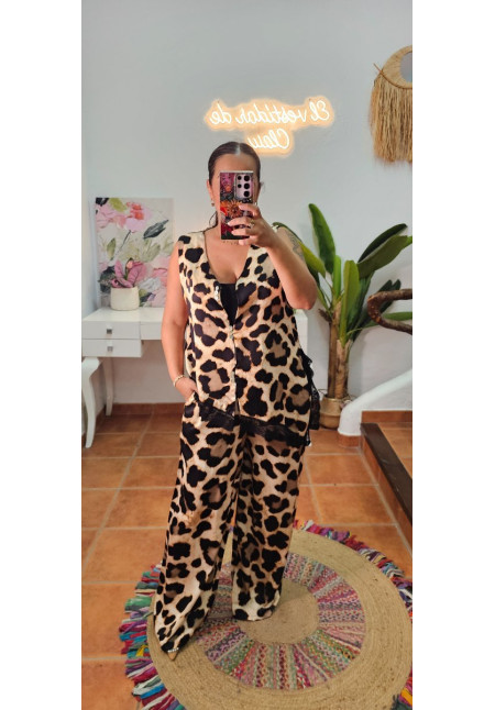 Conjunto leo encaje 