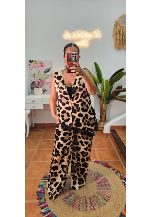 Conjunto leo encaje 