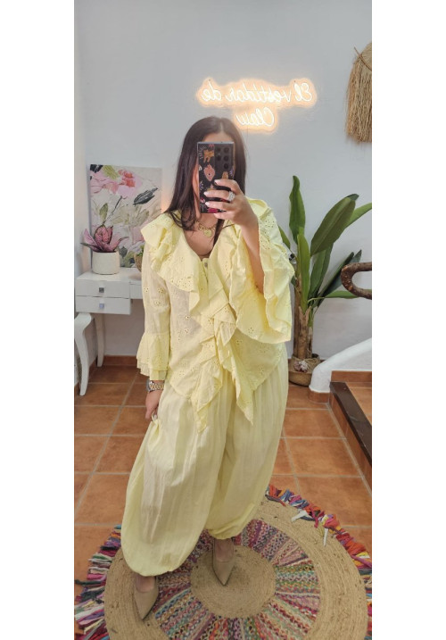 Blusa calada volantes  + Colores 